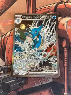 Kingdra EX SVP 131 Pokemon Scarlet and Violet Promo Card Near Mint Condition - Image 1