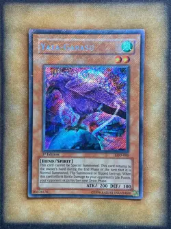 Yugioh Yata-Garasu LOD-000 Secret Rare 1ST EDITION MP FOIL BLEED! - Image 1