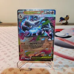 Pokemon TCG Mega Charizard X ex 013/094 Double Rare Phantasmal Flames - Image 1