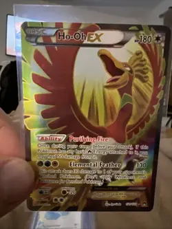 Pokemon TCG XY Breakpoint Ho-Oh-EX Full Art Ultra Rare Card 121/122 - Image 1