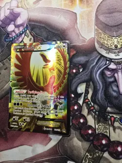 HO-OH EX 2016 POKEMON XY BREAKPOINT RARE ULTRA 121/122 Card TCG Basic HP - Image 1