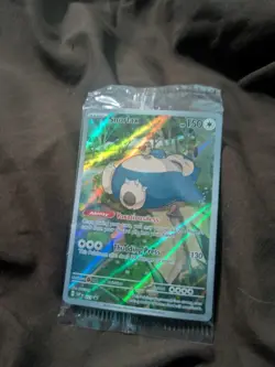 Pokemon TCG Snorlax 151 Promo Card Sealed - Image 1