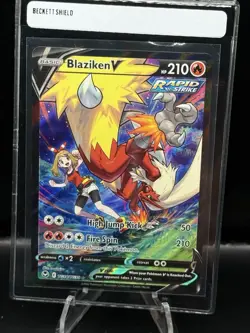 Blaziken V NM TG14/TG30 Silver Tempest Trainer Gallery Pokemon TCG Holo - Image 1