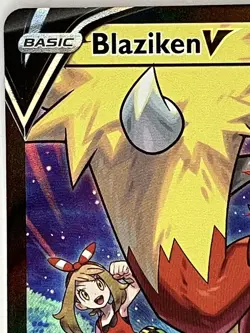 Blaziken V NM TG14/TG30 Silver Tempest Trainer Gallery Pokemon TCG Holo - Image 3