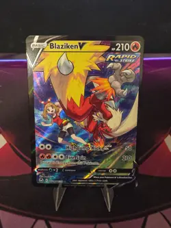 Blaziken V TG14/TG30 Pokemon TCG Silver Tempest Trainer Gallery NM - Image 1