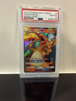 Pokemon Card Charizard GX 9/68 Ultra Rare Hidden Fates PSA 10 GEM MINT Slab - Image 3
