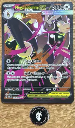 Mega Lopunny ex Illustration Rare - Phantasmal Flames 128/094 - Pokemon TCG - Image 1