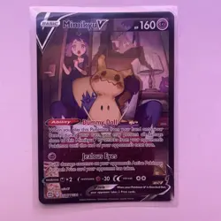 Mimikyu V TG16/TG30 Brilliant Stars Trainer Gallery Ultra Rare Pokemon Card New - Image 1