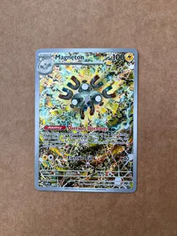 Magneton SVP159 Scarlet & Violet Illustration Rare Promo Pokemon Card - Image 1