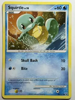 Squirtle Platinum 96/127 MP-LP Pokemon Card - Image 1