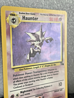 Haunter Holo 6/62 Fossil Pokemon Card LP+ Vintage 1999 WOTC Holographic - Image 3