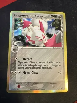 Zangoose (Delta Species) 15/17 Pop Series 5 Holo Pokemon TCG - Image 1