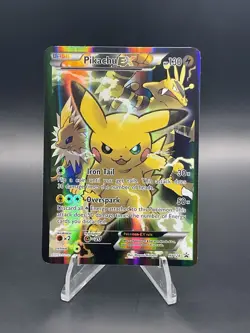 Pikachu ex XY124 Black Star Promo Pokemon TCG (LP/MP) - Image 1