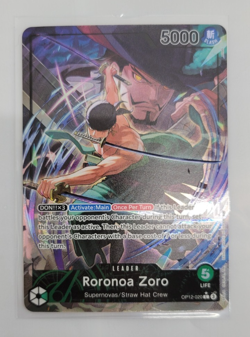 Roronoa Zoro Leader Alternate Art OP12-020 One Piece TCG CCG English - NM - Image 1
