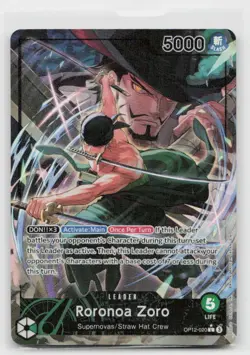 Legacy of the Master #OP12-020 Roronoa Zoro (020) (Alternate Art) - Image 1