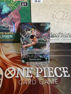 One Piece TCG Roronoa Zoro Alt Art Foil Leader Legacy Of The Master OP12-020 - Image 1