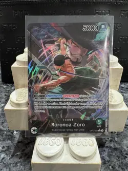 One Piece TCG Roronoa Zoro Alt Art Foil Leader Legacy Of The Master OP12-020 - Image 2