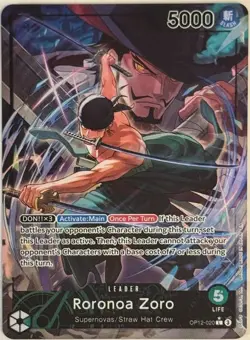 Legacy of the Master #OP12-020 Roronoa Zoro (020) (Alternate Art) - Image 1