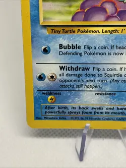 Pokemon TCG Squirtle Base Set 63/102 Unlimited 1999 Common Card | LP - Image 4
