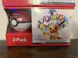 2 Pokemon Prismatic Evolutions ETB Elite Trainer Box Pokeball Sams Club Bundle - Image 3