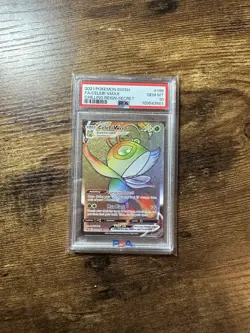 2021 POKEMON SWORD & SHIELD CHILLING REIGN SECRET FULL ART/CELEBI VMAX PSA 10 - Image 1