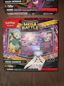 Pokemon Set of 2 (1 of each) Gengar/Diancie ex Mega Battle Deck IN HAND - Image 3