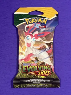 Pokemon TCG: Sword & Shield Evolving Skies Sleeved Booster Pack Sylveon 820650808784 - Image 3