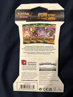 Pokemon TCG: Sword & Shield Evolving Skies Sleeved Booster Pack Sylveon Mint 820650808784 - Image 2