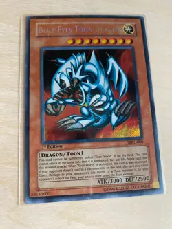 Yu-Gi-Oh Blue-Eyes Toon Dragon MRL-000 1st Ed Magic Ruler Asian-English Vintage - Image 1