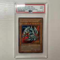 Yu-GI-Oh! - PSA 9 1st Edition MRL-000 Blue Eyes Toon Dragon - N/A Print - Image 2