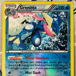 Greninja 41/146 Reverse Holo Rare XY Base Set Pokemon Card 2014 NM/LP - Image 2