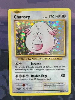 Chansey 70/108 Pokemon Evolutions Rare Near Mint Card NM - Image 1