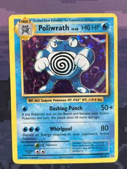 Poliwrath 25/108 Pokemon Evolutions Rare Near Mint Card NM - Image 1