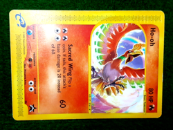 Pokemon Card HO-OH Wizards of the Coast Series #52 BLACK STAR PROMO - Image 1