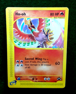 Pokemon Card HO-OH Wizards of the Coast Series #52 BLACK STAR PROMO - Image 2
