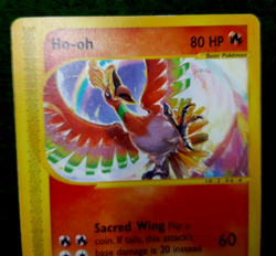 Pokemon Card HO-OH Wizards of the Coast Series #52 BLACK STAR PROMO - Image 3