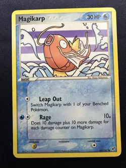Magikarp 64/107 Common Deoxys Pokemon Card MP FREE SHIPPING B - Image 1