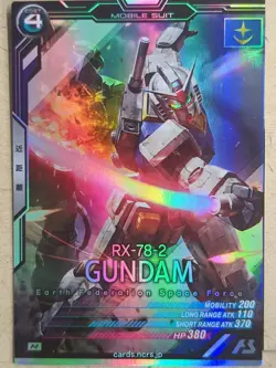 Gundam Arsenal Base Gundam GAB/AB01-001 M Gundam Trading Card NM - Image 1