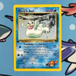 Misty's Seel 91/132 Pokemon Gym Challenge 1st Edition LP + - Image 2