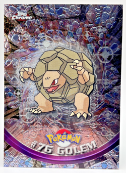 2000 Pokemon Card Topps Chrome Golem #76 NM - Image 1