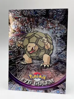 2000 Pokemon Card Topps Chrome Golem #76 NM - Image 3