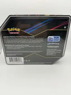 Pokemon TCG: Crown Zenith Tin Galarian Zapdos New - Factory Sealed 5 packs - Image 2