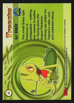 Treecko #84 Topps Advanced Challenge 2003 - Pokemon TCG - Image 2