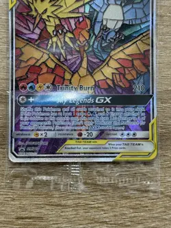 Pokemon Moltres Zapdos & Articuno GX SM210 | Stained Glass Promo | Sealed - Image 4
