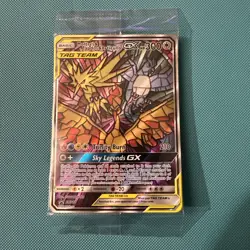 Pokemon Moltres Zapdos & Articuno GX SM210 | Stained Glass Promo | Sealed - Image 1