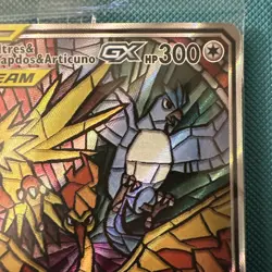 Pokemon Moltres Zapdos & Articuno GX SM210 | Stained Glass Promo | Sealed - Image 4