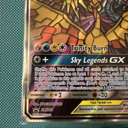 Pokemon Moltres Zapdos & Articuno GX SM210 | Stained Glass Promo | Sealed - Image 5