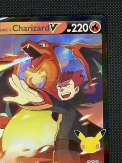 Pokemon TCG Celebrations SWSH133 Lance's Charizard V - Promo 25th Anniversary - Image 4