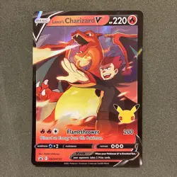 Pokemon Celebrations 25th Anniversary Lance's Charizard v Promo SWSH133 NM - Image 1