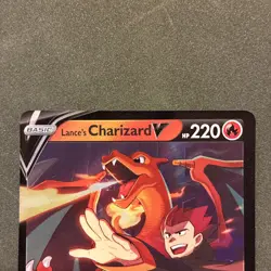 Pokemon Celebrations 25th Anniversary Lance's Charizard v Promo SWSH133 NM - Image 2